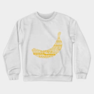 Typographic banana Crewneck Sweatshirt